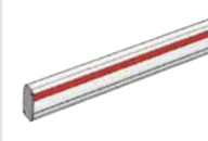 ABTECNO APE-150/3053 ASTA ALLUMINIO 5.3 MT SPEZZATA CON GIUNTO PER ELIOX/MOVEO