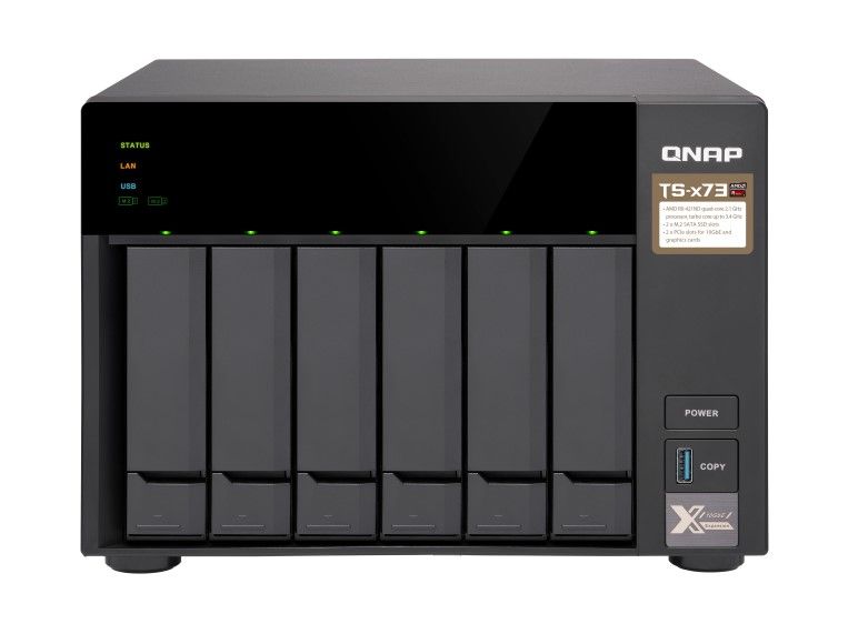 QNAP TS-673-4G 6-BAY NAS  4GB DDR4 RAM