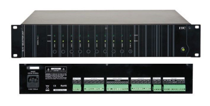 ITC AUDIO 1600-141010 SL10 Selector for managing voice announcements and