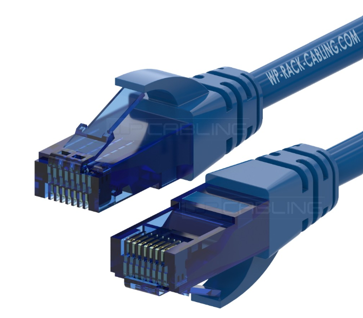WP RACK WPC-PAT-5U030B CAT 5E U-UTP PATCH CABLE 3.0m BLUE