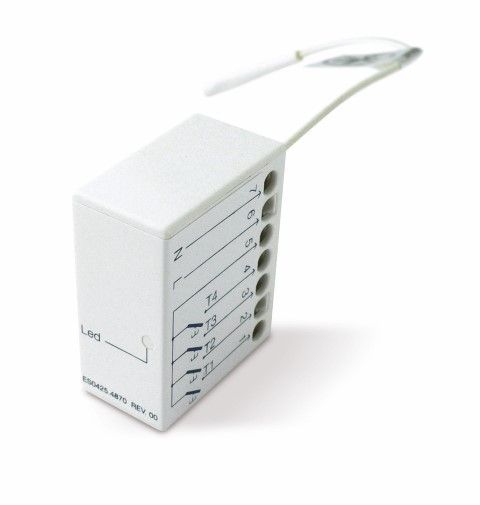 NICE TTX4 Flush-mounted transmitter with mains power supply, 4 channels