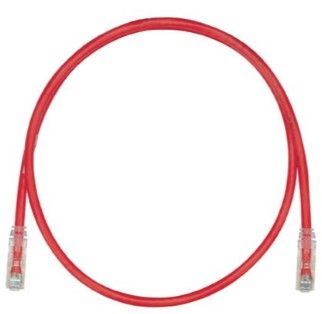 PANDUIT UTPSP0.5MRDY Patch Cord in Rame- Cat 6- Red UTP Cable- 0.5 Meter