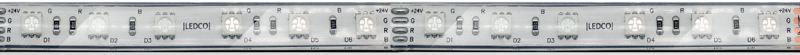 LEDCO SL72RGB68 STRIP LED 72 W 24Vcc RGB IP68 12 MM.