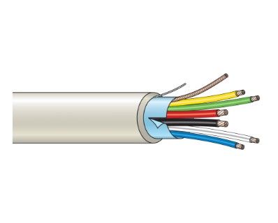 ARITECH INTRUSION WC106W-HF 2x0.75 + 4x0.22 shielded cable, halogen-free. 100 m skein