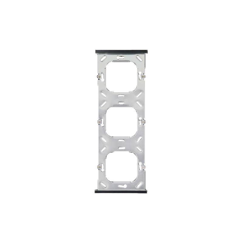 ELSNER 70412 Frame Corlo 3-gang- black matt Frame for mounting 