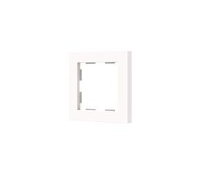 ZENNIO 980000107 ZS55 – Frames for ZS55 switches and sockets, Flat 55 and Tecla 55, 1-gang, white