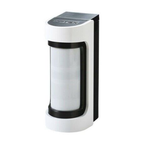 ELDES EWVXSD3 Dual PIR+MW outdoor low absorption detector, 12m 90°, with anti-masking, black body with white cover