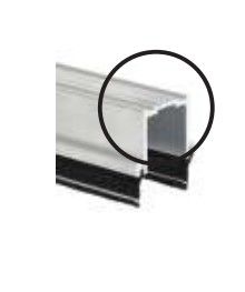 TAU S-T-LINEPROFI PROFILO INFERIORE PER T-LINE (BARRE DA 2 M)