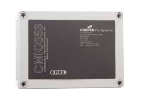 COOPER CSA FIRE CMIO353 MODULE 1 INPUT AND 1 OUTPUT RELAY AT 230V