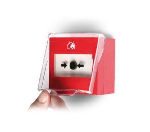INIM FIRE VCP100 Argus VEGA Series Resettable Addressed Analog Alarm Manual Button