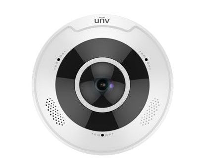 UNIVIEW IPC868ER-VF18-B 4K Ultra HD Vandal-resistant Fisheye Fixed Dome Camera