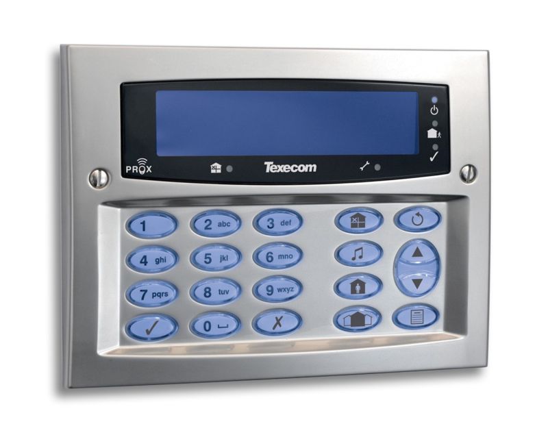 VIMO C1VERPRELCDFMS Tastiera Premier Metallo a basso profilo cromo satinato LCD 32 caratteri grandi + Prossimità