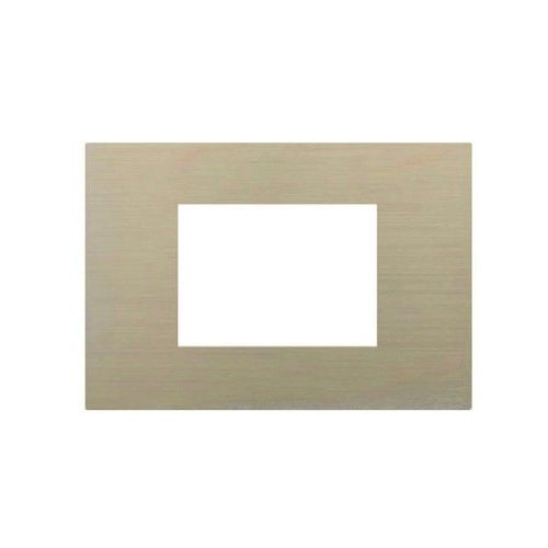 EELECTRON PO45A03MT-CH 45 METAL CHAMPAGNE PLATE - 3 MODULES