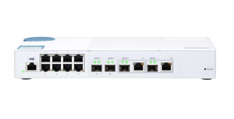 QNAP QSW-M408-2C Entry-level 10GbE Layer 2 Web Managed Switch per l’implementazione di rete SMB
