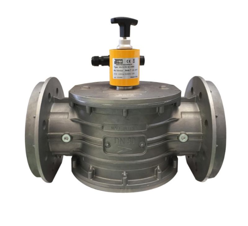 TECNOCONTROL VR670/12Ex Elettrovalvola riarmo manuale NC DN80 12Vcc ATEX