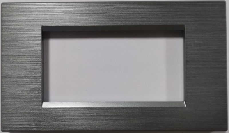 MAPAM M5004SL-8 Placca Tecnopolimero Spazzolato M5004SL-8 Joy 4P G