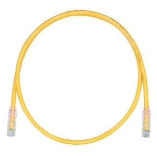PANDUIT UTPSPL1MYLY Copper Patch Cord- Cat 6- Yellow LSZH UTP Cable-