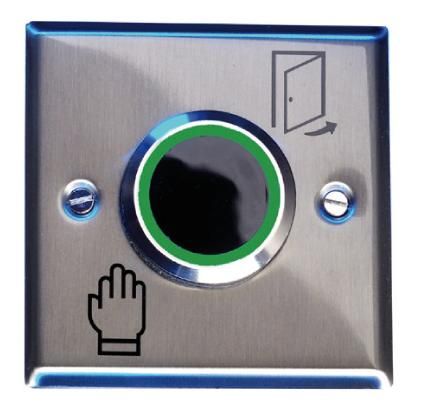 CDVI RTE88-IR-S PULSANTE A INFRAROSSO A SFIORAMENTO INSTALLAZIONE DA APPLICARE