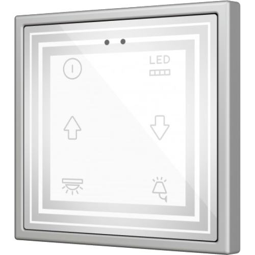 ZENNIO ZVIF70X6 Flat 70 X6. PC-ABS Capacitive push button 70x70 -