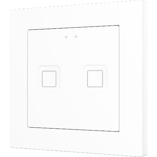 ZENNIO ZVIT55X2SW 55 X2 Sign key. PC-ABS 55x55 capacitive touch sw