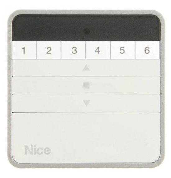 NICE W1 Wall-mounted transmitter for the control of 1 electrical