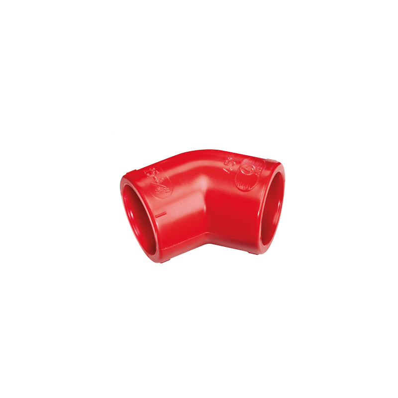 COOPER CSA FIRE AA-E25-45R 45° RED ELBOW IN ABS, 25MM DIAMETER