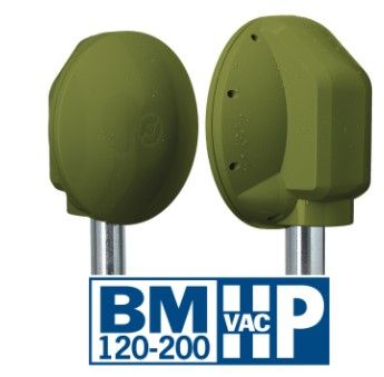 AVS ELECTRONICS 1141163 BM 200 HP VAC Barriera a microonda digitale da esterno, con copertura a 200 m, 230 Vac