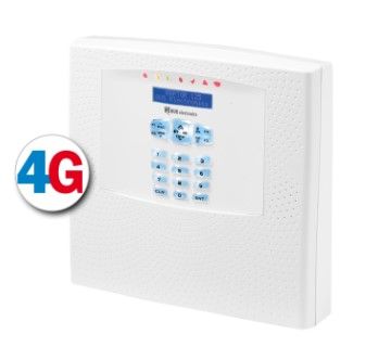 AVS ELECTRONICS 1102124 RAPTOR RK 4G Centrale a 125 zone via radio bidirezionale con tastiera e display LCD - alimentazione 220 Vac, su reti LTE/4G