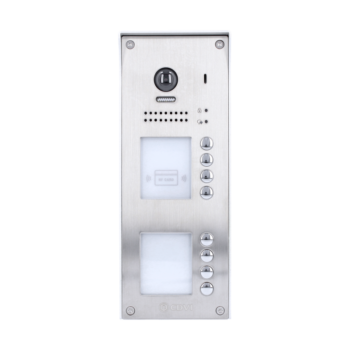 CDVI DT608CIDS8 2-wire outdoor station, 8 buttons, with integrated proximity reader