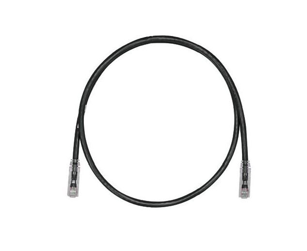 PANDUIT UTPSP2MBLY Patch Cord in Rame- Cat 6- Black UTP Cable- 2 Meter