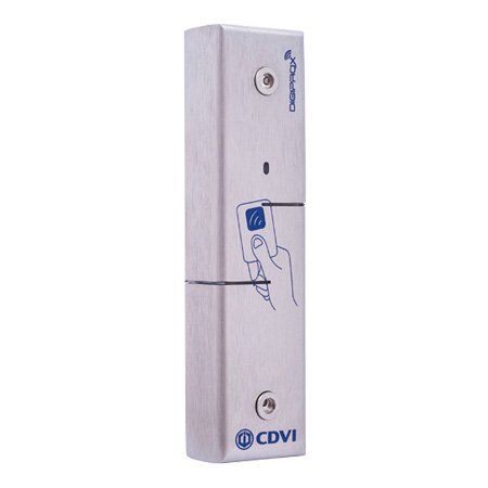 CDVI DGLI F WLC Slim vandal-proof proximity reader in stainless steel