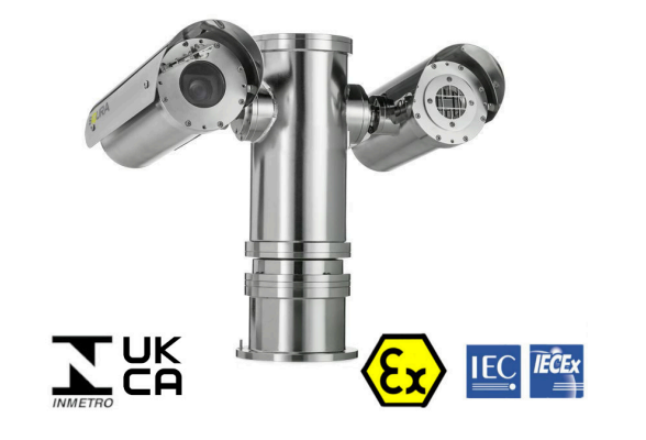 TKH SECURITY EX-PTZ230D-IR EX PTZ camera with integrated IR.  316L 230VAC