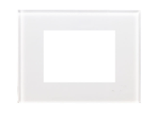 EELECTRON EEEP300790000-1 PLACCA 9025 3 MODULI, BIANCO LUCIDO (10PCS.)