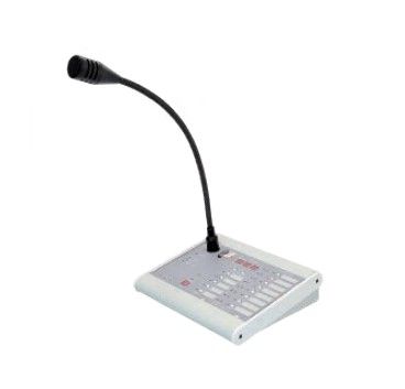 INIM TU METMC8C Microphone base for selectable voice messages for 8 zones