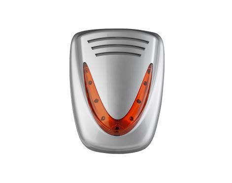 VENITEM 23.28.17 MURANO L silver grey/orange siren EN50131-4
