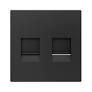 ZENNIO 830001308 ZS55 double RJ45 cover, anthracite