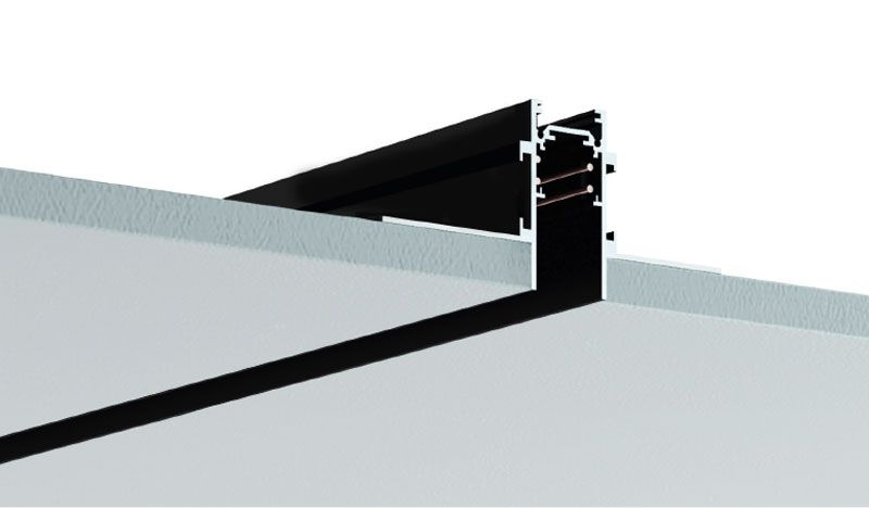 LEDCO MG240/NE/1MT BINARIO MAGNETICO INCASSO TRIMLESS 1MT NERO