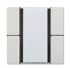 JUNG LS2092NABSLG Sensore a tasti 2 canali Universal per accoppiatore bus KNX 2070U- grigio chiaro