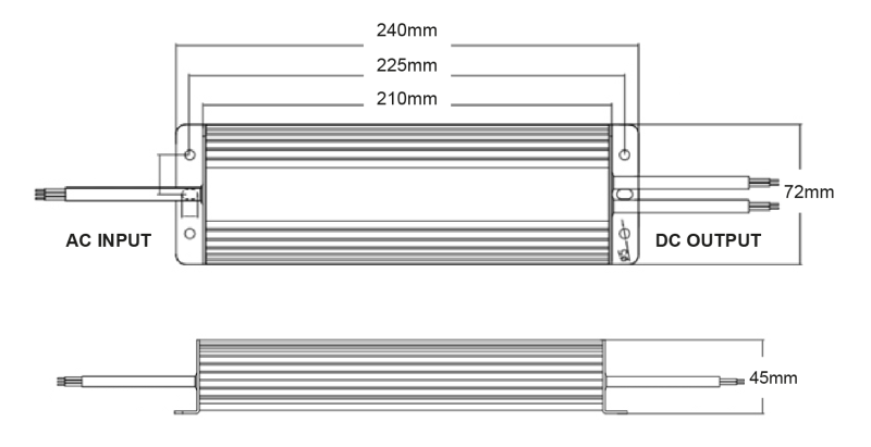 LEDCO TR48200/67 TRASFORMATORE 48Vdc 200W IP67