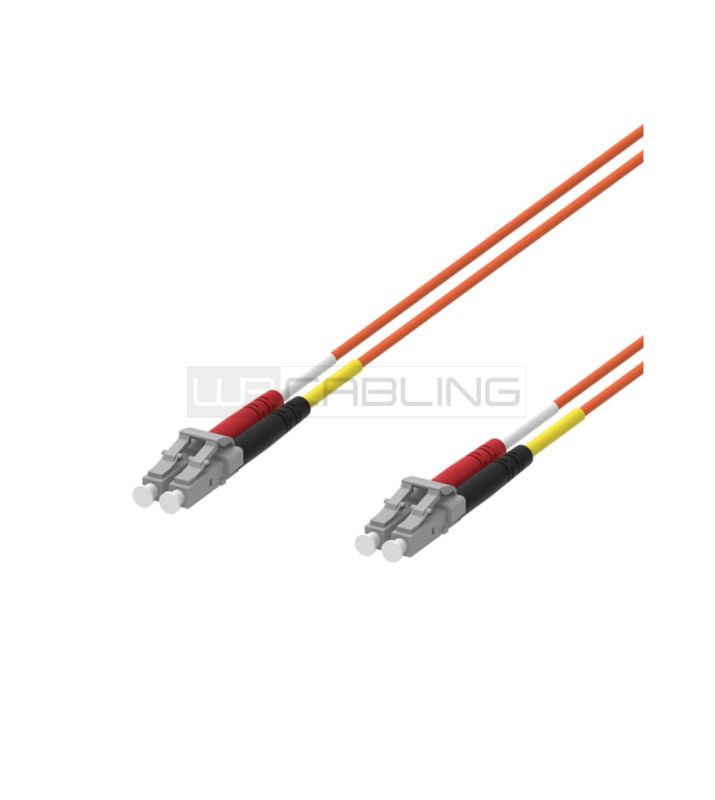 WP RACK WPC-FP2-5LCLC-050 BRETELLA FIBRA OTTICA MULTIMODALE, 50/125μ LC-LC, 5 MT.