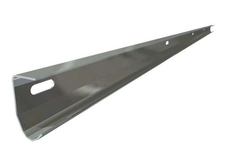 SOMMER 21226-L Guida vert.di acciaio 2.0 mm L=2260 mm con buchi