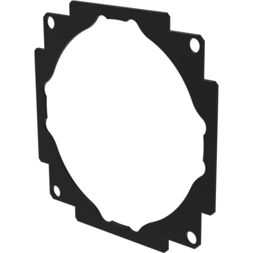 ZENNIO 9900021 Metallic levelling plate for Flat 55 and Tecla 55