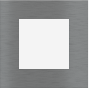 EKINEX EK-PQP-GBS Square FF/71 (Form/Flank/NF) plate METAL (ALUMINIUM) - 1 window