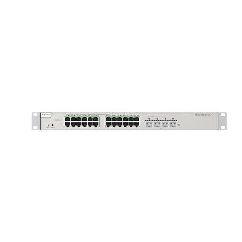RUIJIE RG-NBS5100-24GT4SFP-P 24 x 10/100/1000Base-T copper ports with auto-black