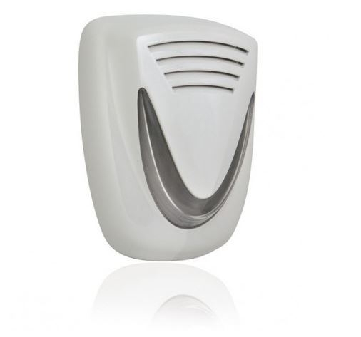 VENITEM 23.26.36 MINI MURANO L pearl white siren - smoky + flashing LED