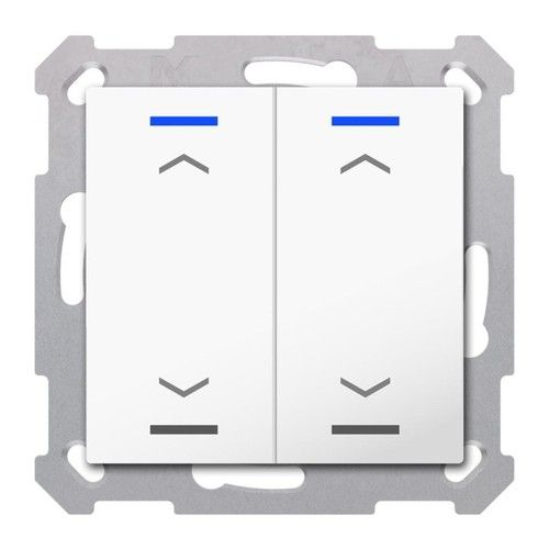 MDT RF-TAL55T202.A1S RF KNX+ Taster Light 55 2T, Secure, +T, b.brill.