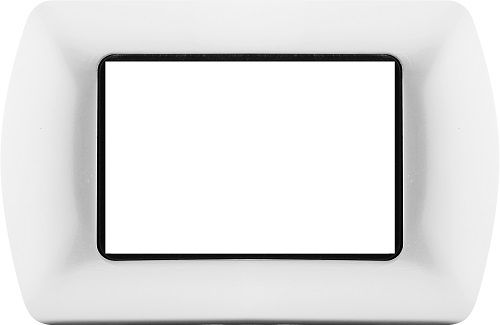 MAPAM 8803-01 Placca Metallo Art 8803-01 3P Bianco