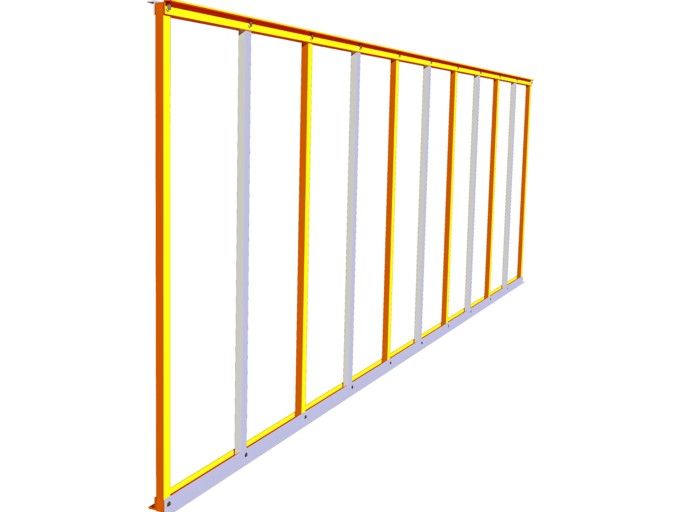 CAME 001G0465 ALUMINUM RACK FOR ROD