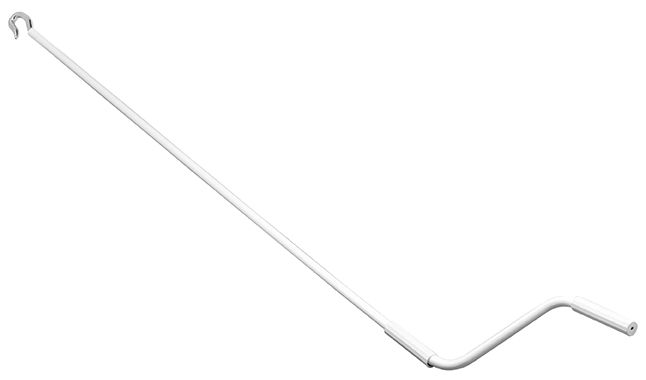 FAAC 132054 ASTA FISSA CON GANCIO BIANCA LUNGHEZZA 1500MM