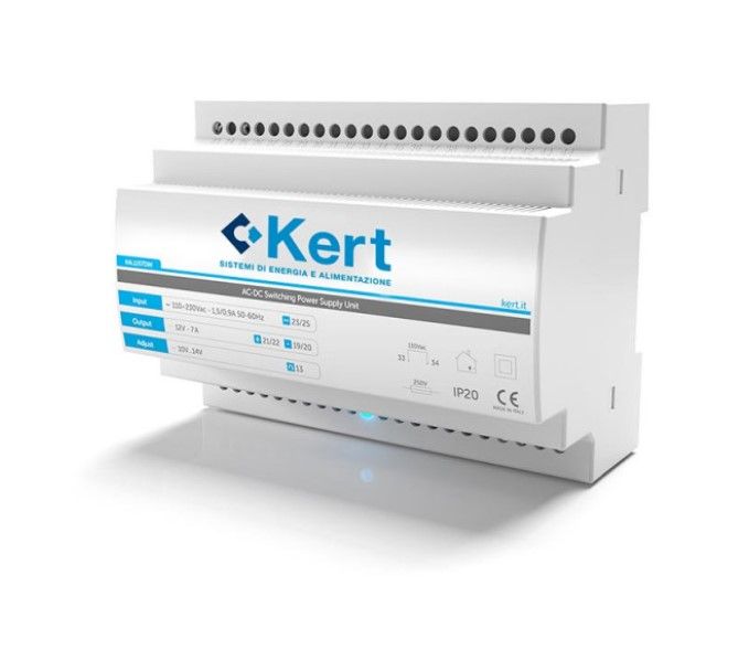 KERT KAL1248VS Alimentatore switching 4 uscite 12,5Vdc - 1A